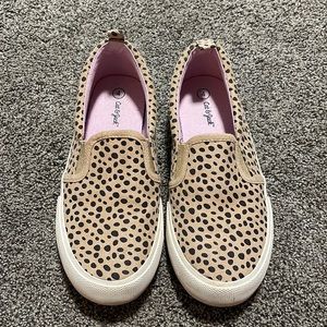 Girls Cat and Jack Leopard Shoes